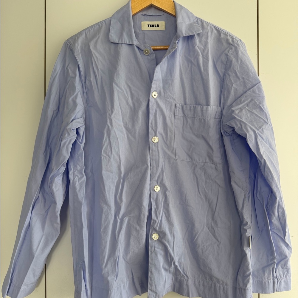 Tekla Women's Light Blue Pajama Top